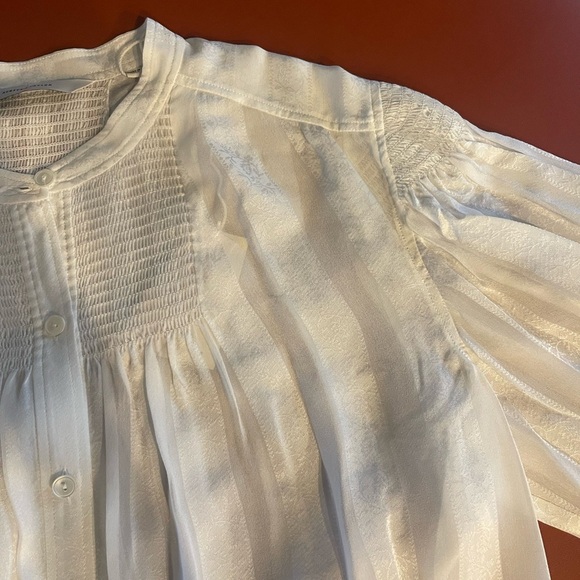 Rebecca Taylor Poesie Jacquard Blouse. - Picture 7 of 8